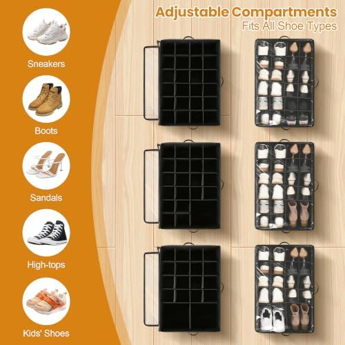 Shoe Organizer for Closet, Foldable Box - Image 7