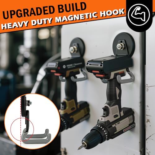 ULIBERMAGNET New Upgraded Heavy Duty Magnetic Hooks, Strong Large Magnet Hooks - Image 6