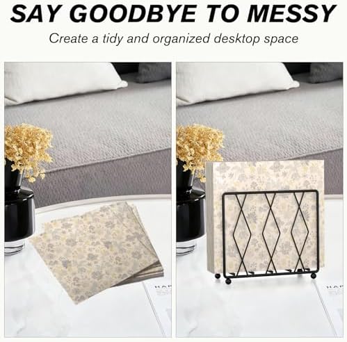 Napkin Holder for Table, 2 Pack Modern Metal Napkin Holders for Paper Napkins & - Image 4