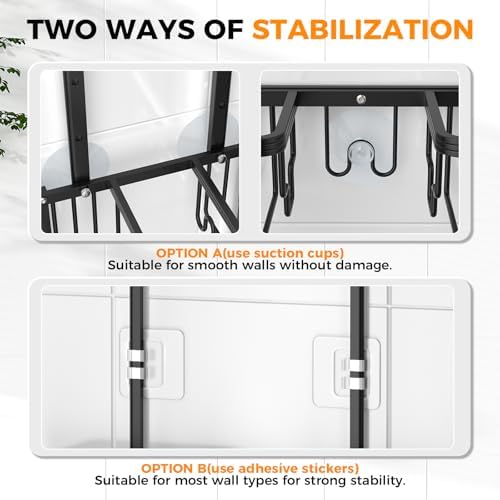 Adjustable Aluminum Shower Caddy Hanging - Image 5