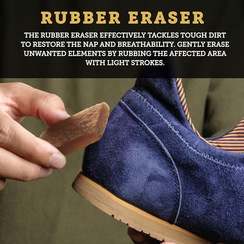 Care & Cool Suede & Nubuck Cleaning Kit, Hog Hair Brush & Eraser - Image 5