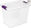 Sterilite 27 Quart ClearView Latch Box, Stackable Storage Bin by Sterilite