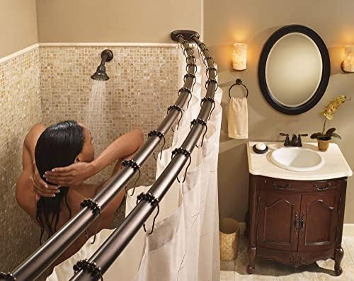 Moen SR2100OWB Shower Curtain Rings, Old World Bronze - Image 4