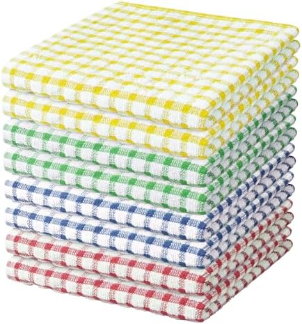 Nialnant 8 Pack Dish Cloths for Washing Dishes, Super Soft & Absorbent by Nialnant