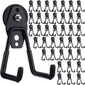 Landhoow 38 Pcs Large Magnetic Hooks Heavy Duty Garage Magnet Hooks Strong by Landhoow