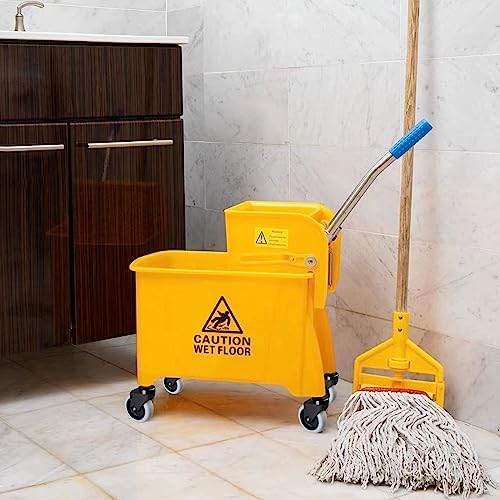 Besitu 3" Mop Bucket Wheels Replacement, Non-Marking TPR Castors Set of 4 - Image 6
