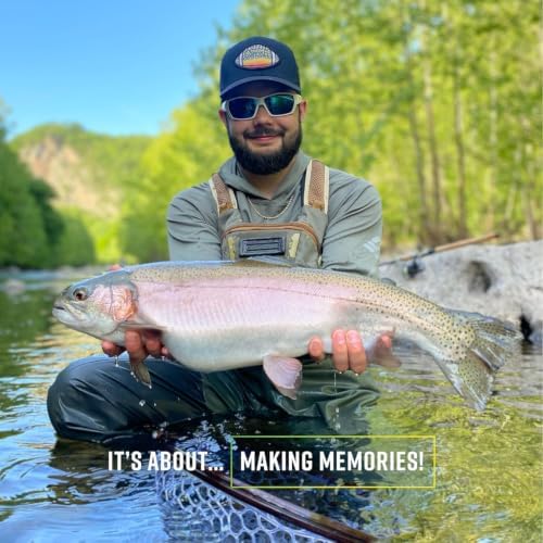 Trout Magnet 82-Piece Neon Fishing Gear Kit, Includes 70 Grub Bodies Trout Bait - Image 4