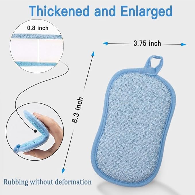 Kitchen Sponge, Dish Sponge, Scrub Sponges Cleaning Supplies, Sponges - Image 2