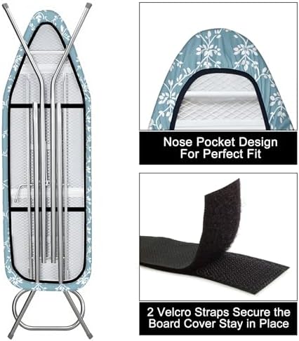 Ironing Board Cover 15"x54"，Standard Ironing Board Replacement Cover，Easy Fit - Image 3