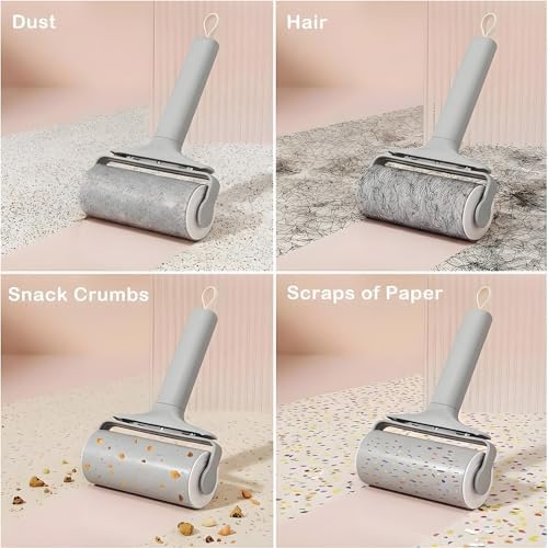 Reusable Lint Roller 2 Pack, Washable Sticky Lint Roller - Image 4