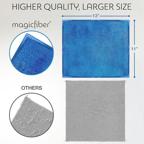 MagicFiber Microfiber Cleaning Cloth, Rags & Dish Towels, Large 13x11 - Image 3