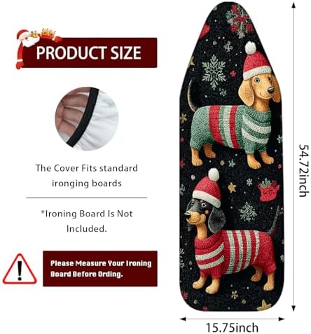Nuxovilar Winter Dogs Sweaters Ironing Board Cover 15x54 Polyester - Image 3