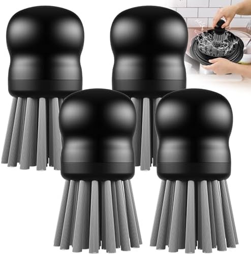 Mini Dish Brush for Cleaning Chicken Shredder, Long Bristles by SURETIVIAN