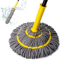 Self-Wringing Twist Mop, Microfiber Floor mop 57" Long Handle by KeFanta
