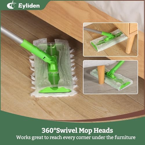 Eyliden Sweeper Mop with 36 Refills - Image 6