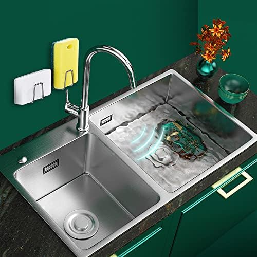Sponge Holders for Kitchen Sink Adhesive Sponge Holder Sink Caddy Stainless - Image 4