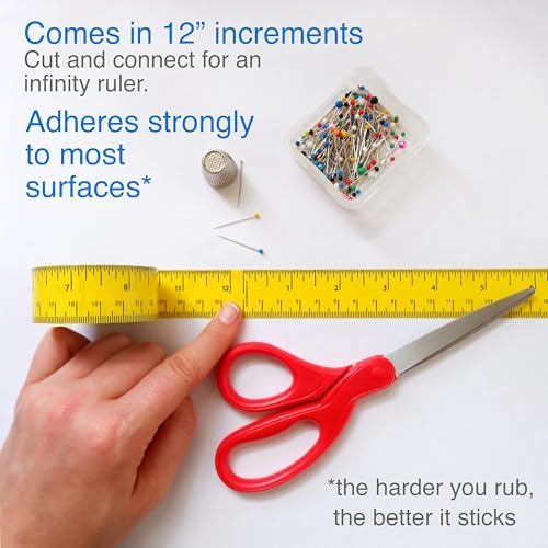 ChromaLabel 1 Inch Adhesive Measuring Tape - Image 3