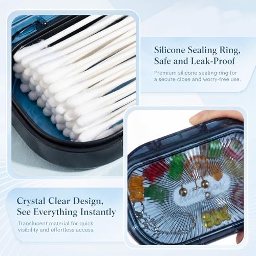 Kigley 4 Pcs Travel Swab Container - Image 5