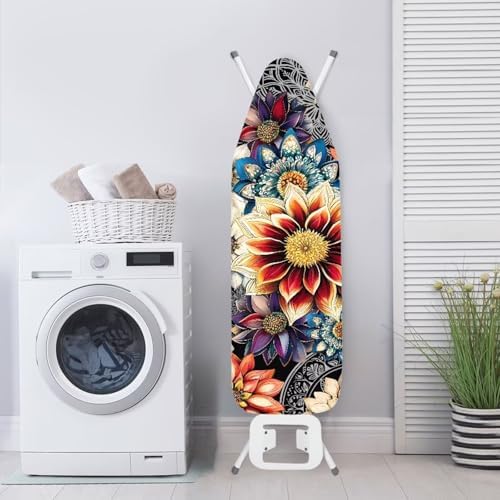 Boho Flower Ironing Board Cover Standard Ironing Board Cover - Image 3