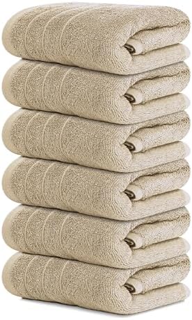 Tens Towels 6 Piece Hand Towels Set 16 x 28 Inches by TensTowels