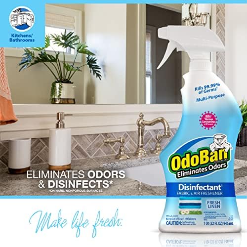 OdoBan Ready-to-Use Disinfectant and Odor Eliminator, Made in the USA, Fresh - Image 5