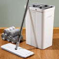 JOYMOOP Flat Mop System, Microfiber Mop and Bucket Set, Household & Commercial by JOYMOOP