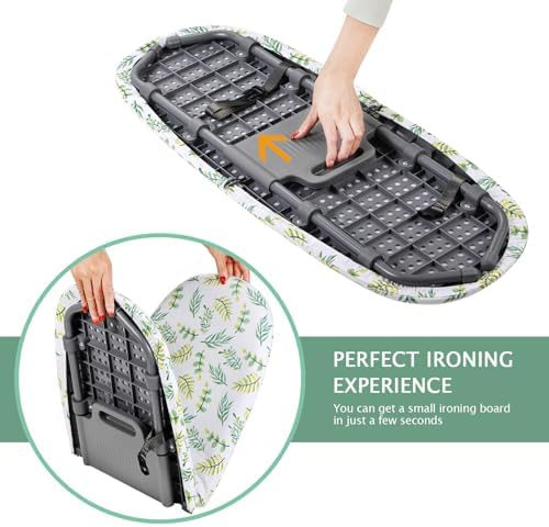 SheeChung Small Ironing Board 12"x32", Foldable Tabletop Ironing Board - Image 5