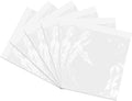 9527 Product 4.5" x 5.5" Clear Adhesive Top Loading Packing List/Shipping Label Envelopes (200 Pack)