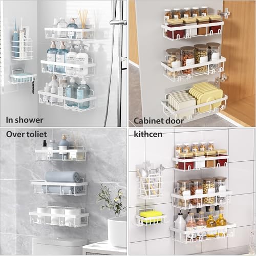 Liuoud 10 Pack Shower Caddy for Inside shower - Image 6