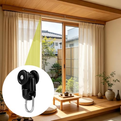 NQEUEPN 20Pcs Curtain Track Glider Rollers - Image 4