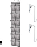 GORILLA GRIP Over the Door Shoe Organizer, 12 Large Pockets, Space Saving by Unknown