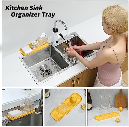 MicoYang Silicone Kitchen Sink Organizer Tray - Image 3
