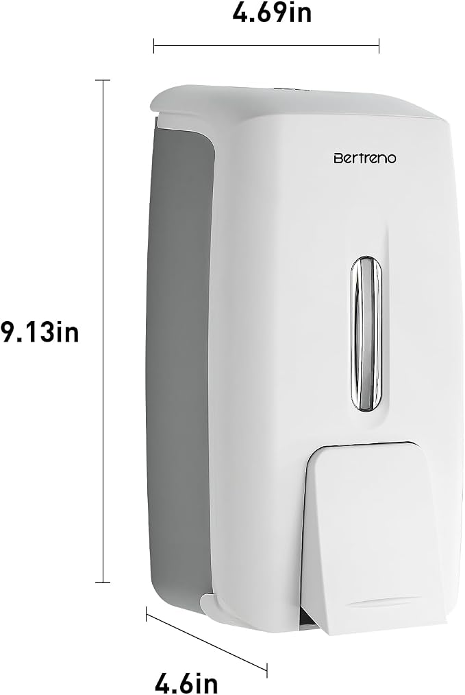 Commercial Soap Dispenser Wall Mount Manual Pump Hand Soap Dispenser 800ml Gel - Image 8