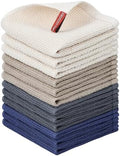 Nialnant 12 Pack Dish Towels, 100% Cotton Kitchen Towels, Soft and Absorbent by Nialnant