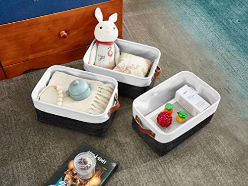 DECOMOMO Small Storage Basket, Closet Storage Bins - Image 2
