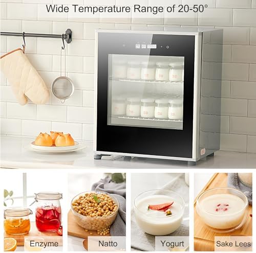 40L Bread Proofing Box, Electric Dough Proofer with Adjustable Temperature, Timing & Automatic Humidity Control, Ideal for Perfect Home Baking, 220V Removable Design