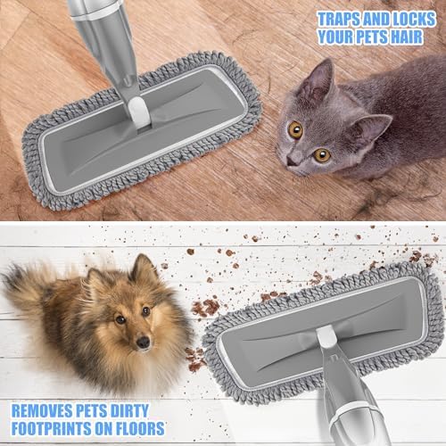 Microfiber Spray Mops for Floors Cleaning: Wet Dust Mop Hardwood Floor Mop - Image 3