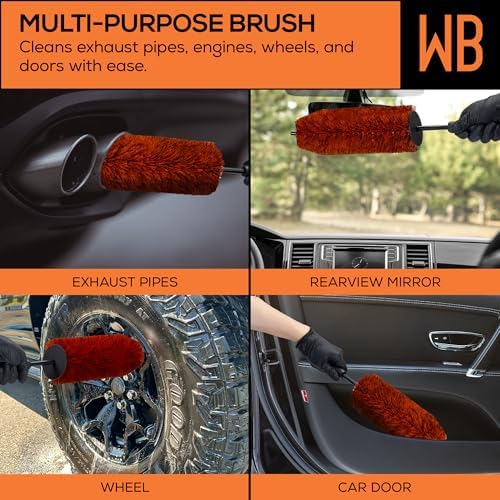 Suds Lab WB Premium Detailing Wheel Brush, Ultra-Soft, All Vehicles - Image 4
