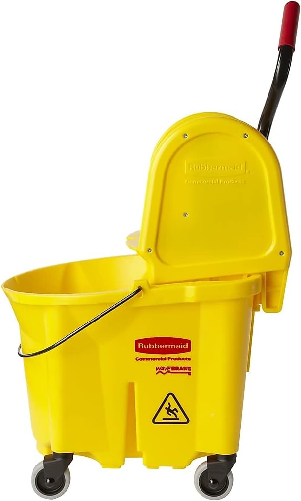 Rubbermaid Commercial Products 31 QT Tandem Mop Bucket and Wringer Combo on - Image 5