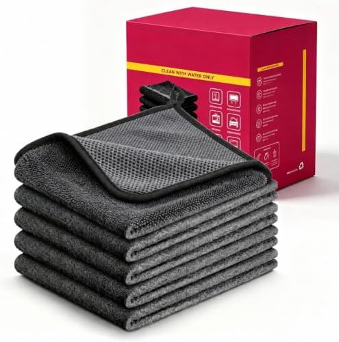5 Pack Thickened Magic Cleaning Cloth, Reusable Multi-Purpose Cleaning Rags by Unknown