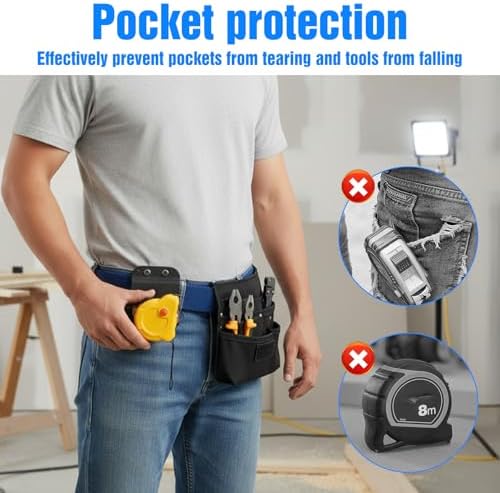 Tape Measure Holder for Belt Tool Belt Clip Holder Drill Holders Clip Quick - Image 6