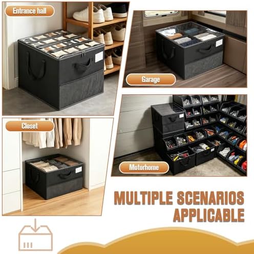 2 Pack Shoe Storage Organizer Box - Image 3