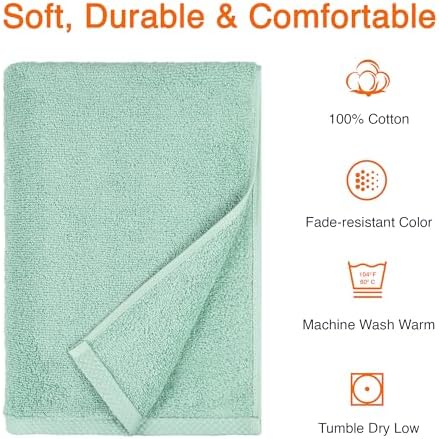 Amazon Basics 2-Pack Quick-Dry Lightweight Moisture Absorbing Bath Towel - Image 4