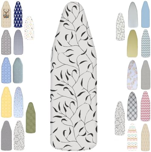 Insulated Mini Ironing Board Cover and Pad 11.8x35.4-15.7x43.3 Inch, 100% by Unknown