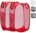 Handy Laundry Mesh Pop-Up Laundry Hamper, Collapsible Basket 2-Pack by Handy+Laundry