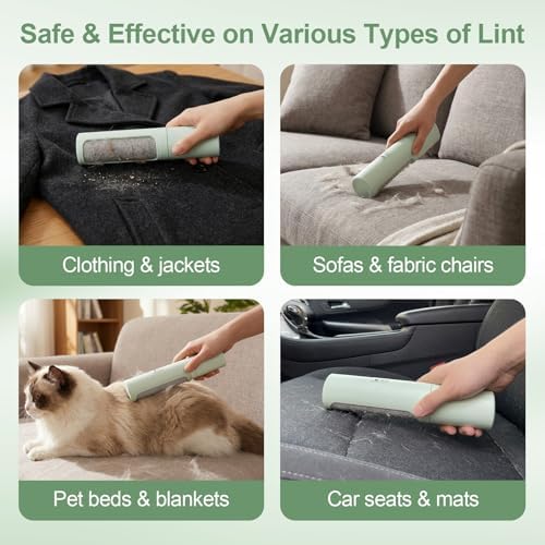 Pet Hair Remover Tool, Reusable Lint Roller Lint Brush - Image 4