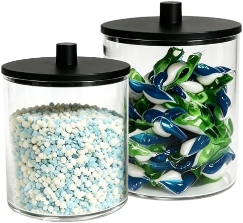 Amolliar Clear Acrylic Laundry Pods Container by Amolliar