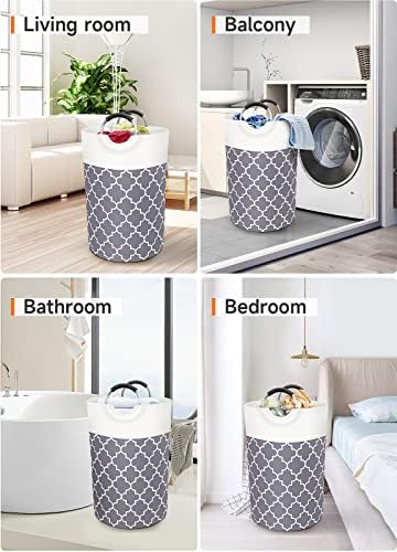 Fabspace Large Laundry Basket Laundry Hamper Bag Washing Bin Clothes Bag - Image 7