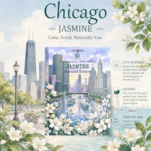 US03-Chicago Jasmine Scented Sachets - Image 2