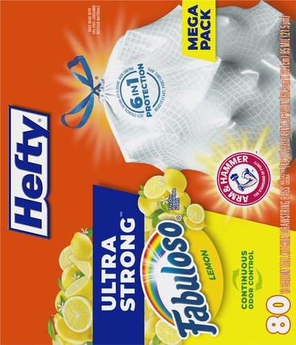 Hefty Ultra Strong 13 Gallon Trash Bags, Tall Kitchen Trash Bags 13 Gallon Size - Image 3
